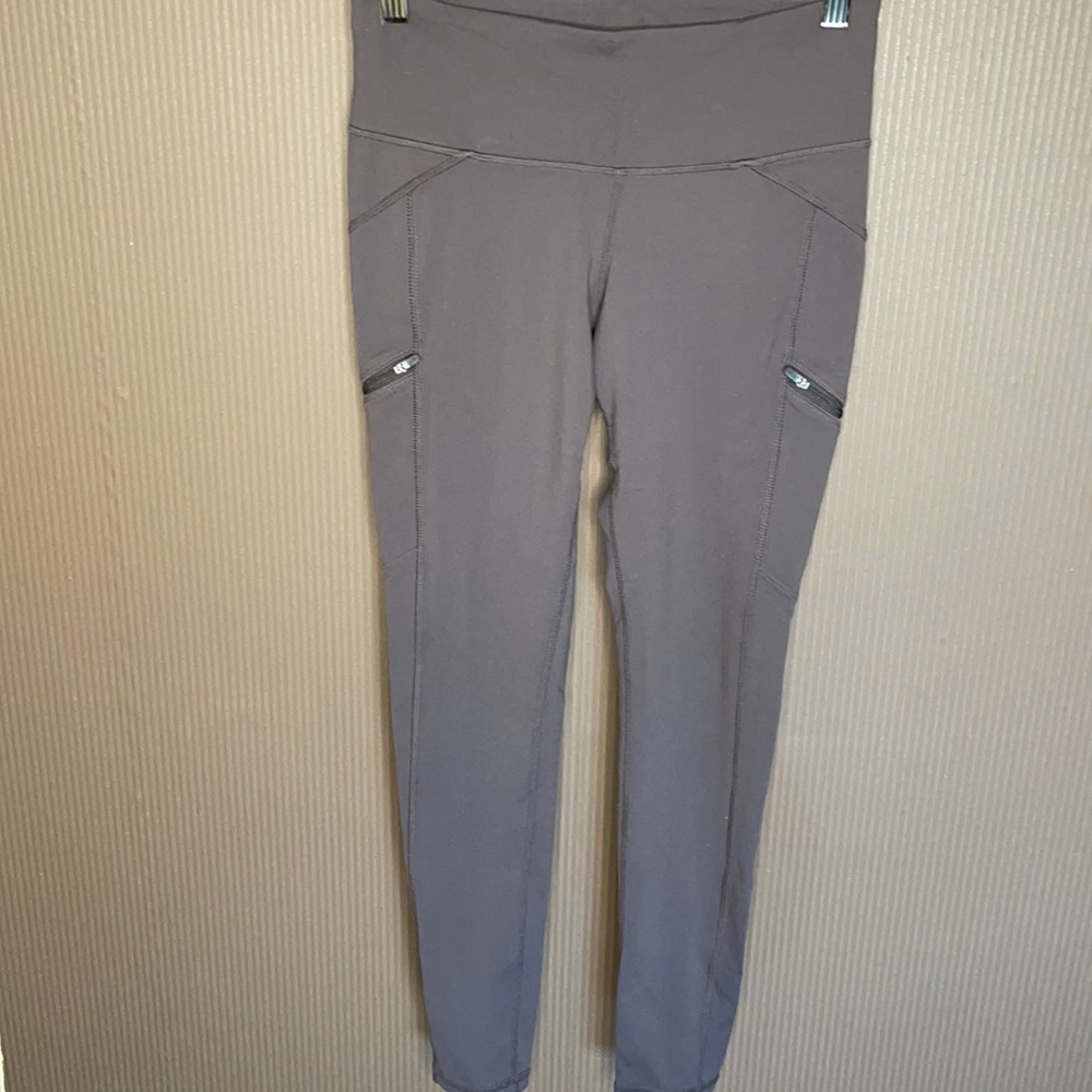 Athleta gray leggings size small size‎ zippers